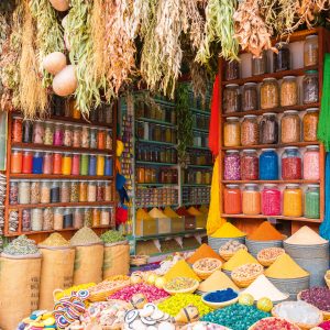 Ravensburger pusle 500 tk: värvilised vürtsid Marokos