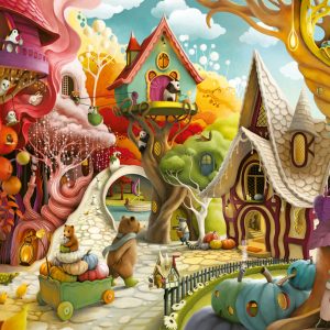 Ravensburger pusle 500 tk: kodu muinasjutus