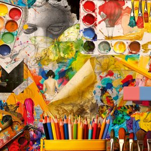 Ravensburger pusle 500 tk: kunstistuudio