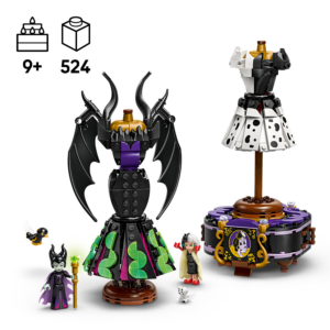 LEGO Disney Maleficenti ja Cruella De Vili kleidid
