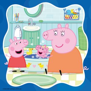 Ravensburger pusle 3x49 tk: Põrsas Peppa perega