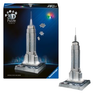 Ravensburger 3D pusle LED valgusega: Empire State Building