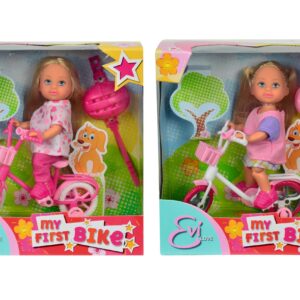 Simba nukk Evi jalgrattaga 2 erinevat