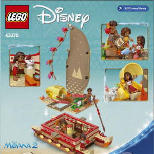 LEGO Disney Princess Vaiana seikluskanuu