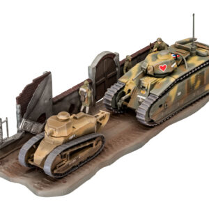 Revell liimitav mudel Char. B.1 bis & Renault FT.17 1:76