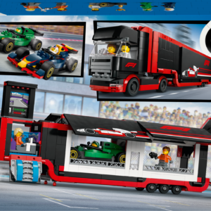 LEGO City F1 veok RB20 ja AMR24 F1 autodega