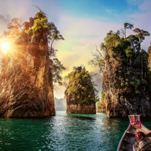 Ravensburger pusle 1000 tk: kolm kaljut Cheowis, Tais