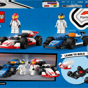 LEGO City F1 Williams ja Haas F1 võidusõiduautod