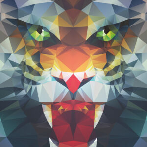 Ravensburger pusle 500 tk Graafiline lõvi