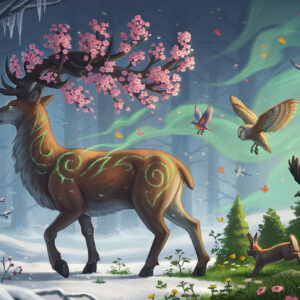 Ravensburger pusle 1000 tk Kevadhirv