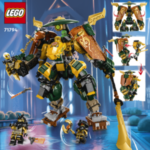 LEGO Ninjago Lloydi ja Arini ninjatiimi robotid