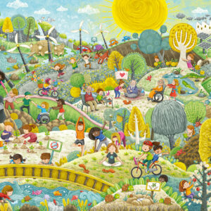 Ravensburger pusle 200 tk Jätkusuutlikus