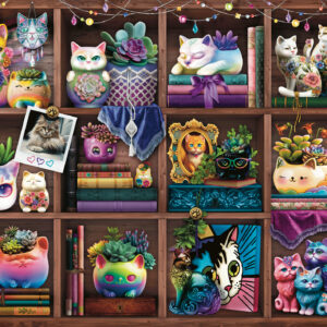 Ravensburger pusle 500 tk: kassid ja sukulendid