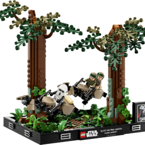 LEGO Star Wars Endor-i kiirendaja tagaajamise dioraam