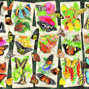 Ravensburger pusle 1000 tk Eksootilised liblikad