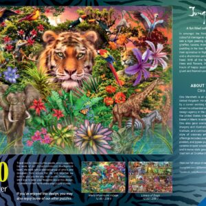 Ravensburger pusle 1000 tk: tiiger džunglis