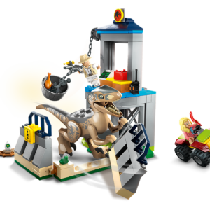 LEGO Jurassic World Velociraptori põgenemine