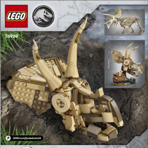 LEGO Jurassic World Dinosauruste fossiilid: Triceratopsi kolju