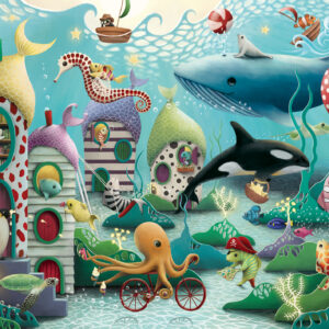 Ravensburger pusle 100 tk Veealused imed