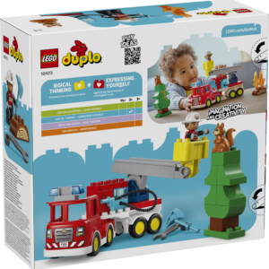 LEGO DUPLO Tuletõrjeauto vooliku ja tuletõrjujaga