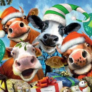 Ravensburger pusle 500 tk Loomad Häid jõule