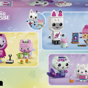 LEGO Gabby klotsidest kokkupandavad kassisõbrad