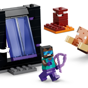 LEGO Minecraft Netheri ja lõpuportaali teekond