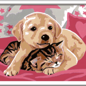 Ravensburger maalimine numbrite järgi Teki sõbrad