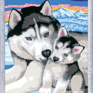 Ravensburger maalimine numbrite järgi Armsad Haskid