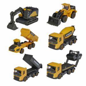 Majorette Volvo ehitussõiduk 6 erinevat