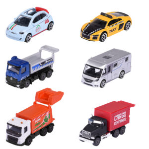 Majorette linna autod 6 erinevat