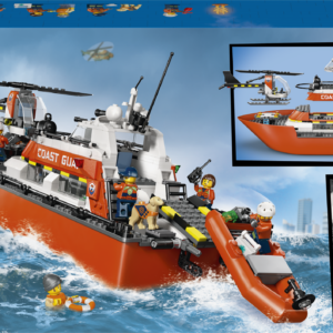 LEGO City Rannavalve päästepaat ja helikopter