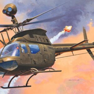 Revell liimitav mudel helikopter Bell OH-58D Kiowa 1:72