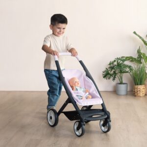 Smoby Maxi-Cosi kolm-ühes nukuvankri komplekt - roosa