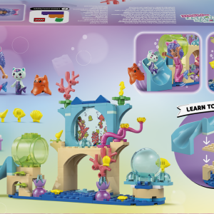 LEGO Gabby`s Dollhouse Merineitsi Gabby akvaariumiseiklus