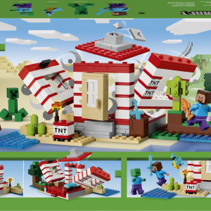 LEGO Minecraft TNT džunglimaja