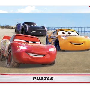 Dino väike plaatpusle 15 tk Autod