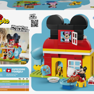 LEGO DUPLO Disney Miki-hiire klubimaja koos Minnie ja Pluutoga