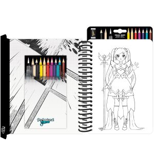 Buki professionaalne Manga stuudio värviraamat