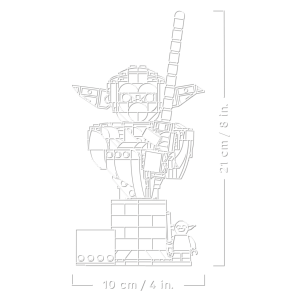 LEGO Star Wars Yoda büst