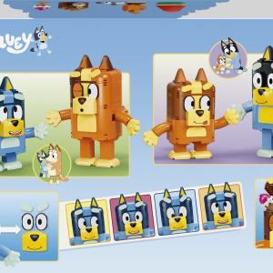LEGO Bluey Klotsidest kokkupandav Bluey perekond